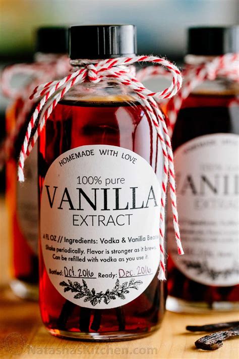 33 Homemade Vanilla Extract Label Template - Labels Database 2020